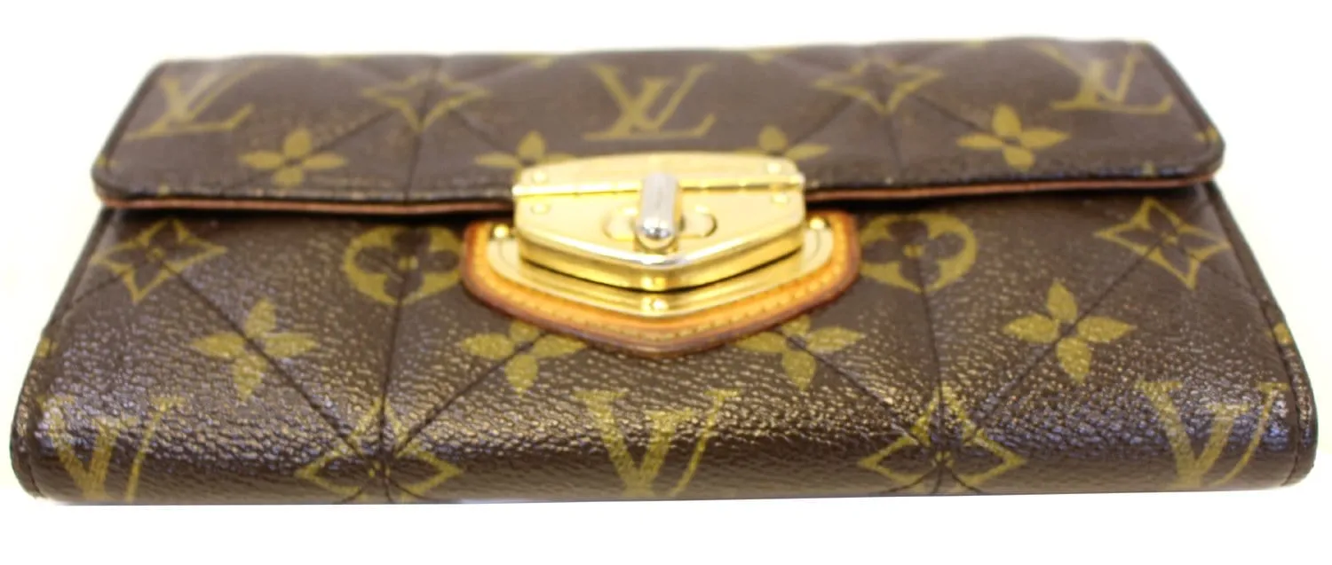 LOUIS VUITTON Monogram Canvas Sarah Etoile Wallet
