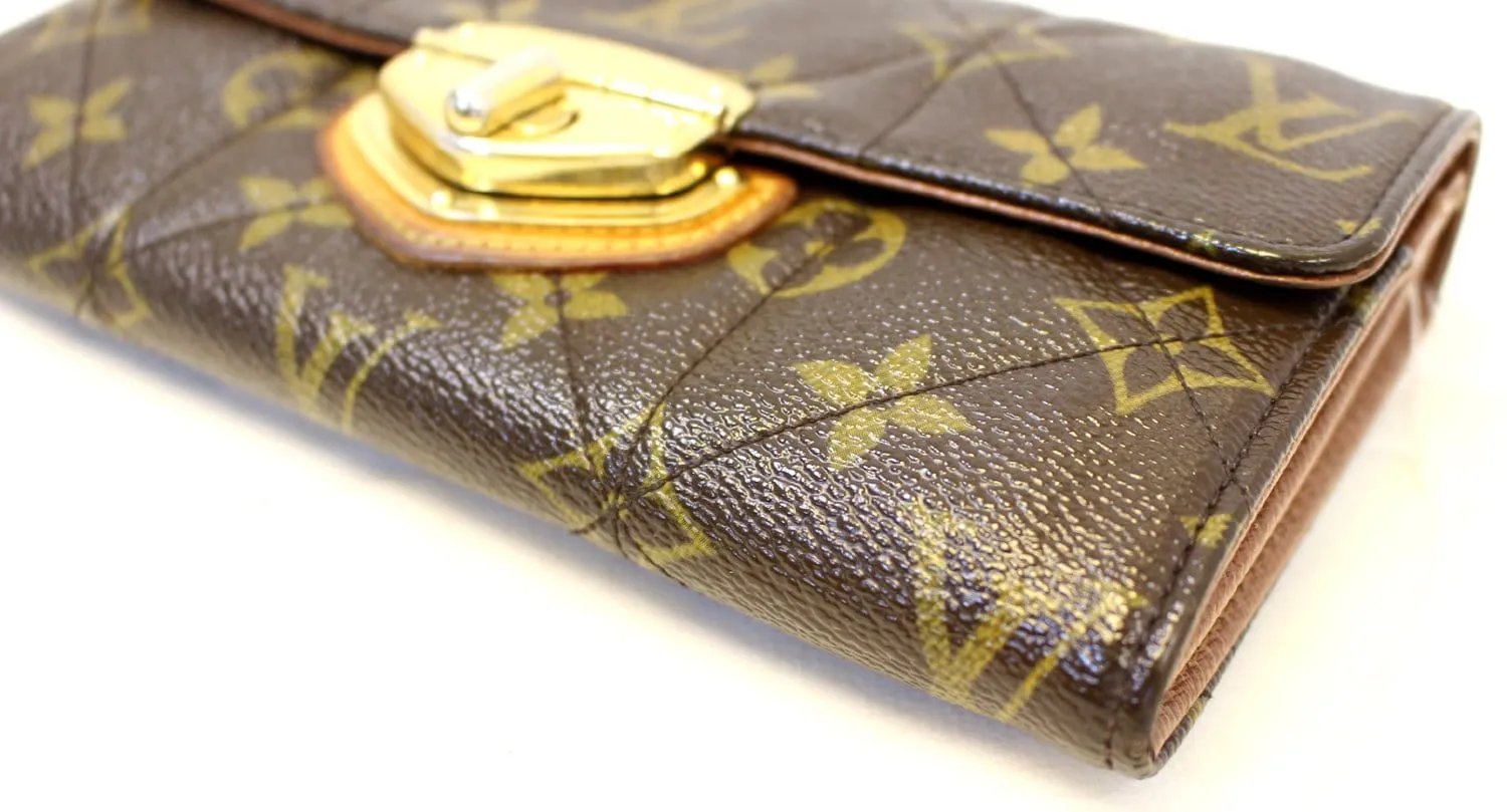 LOUIS VUITTON Monogram Canvas Sarah Etoile Wallet