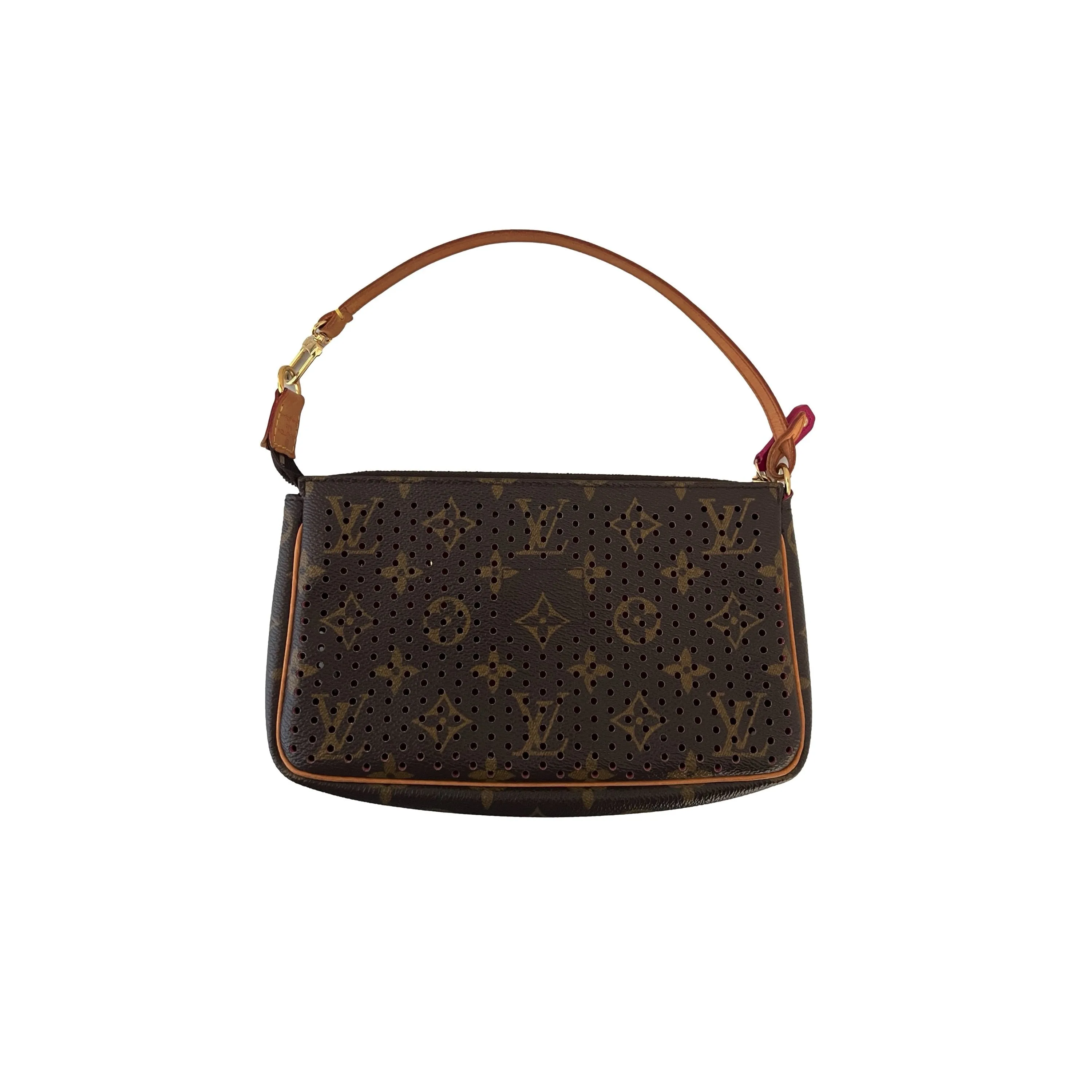 Louis Vuitton Monogram Perforated Fuchsia Shoulder Bag