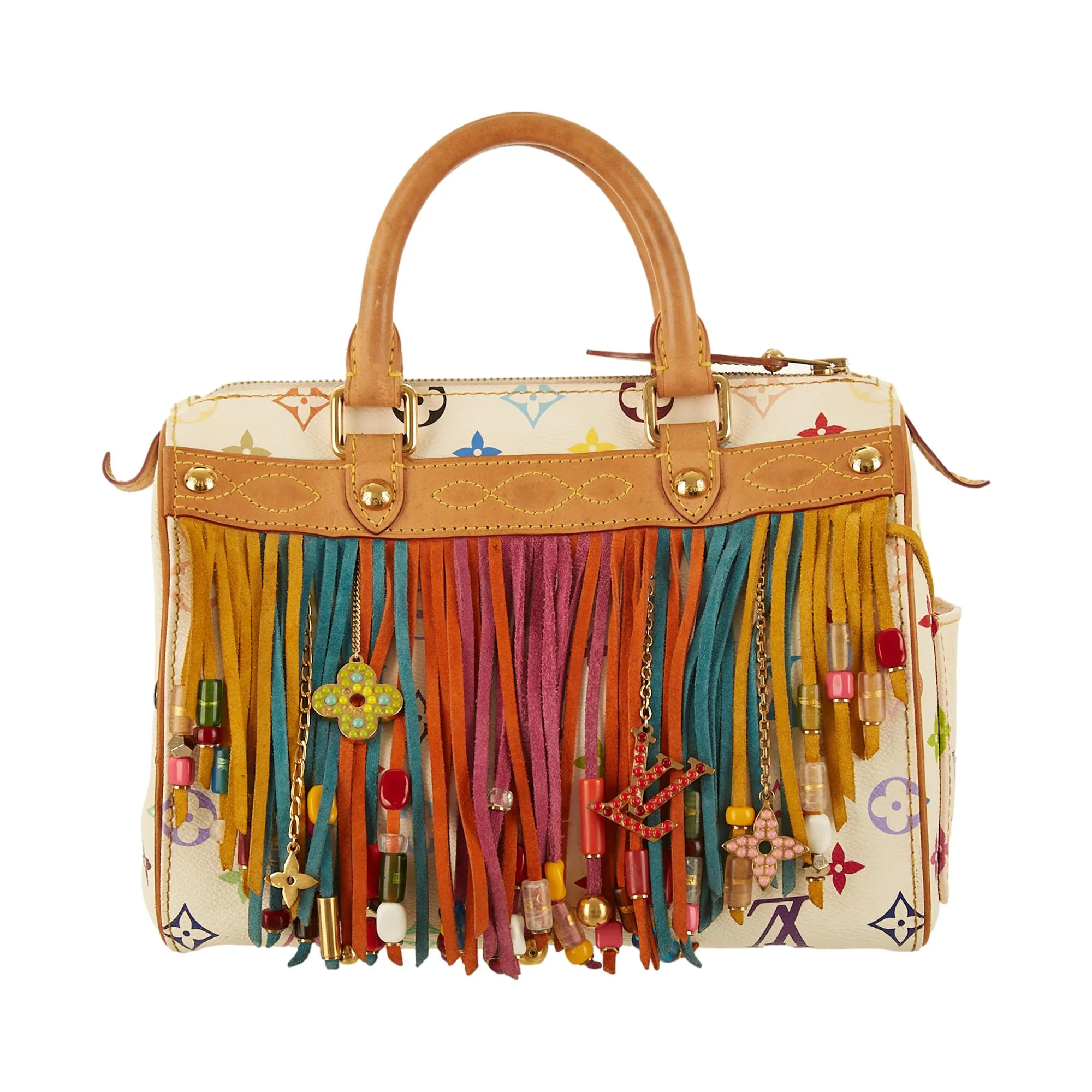 Louis Vuitton Multicolor Fringe Charm Speedy
