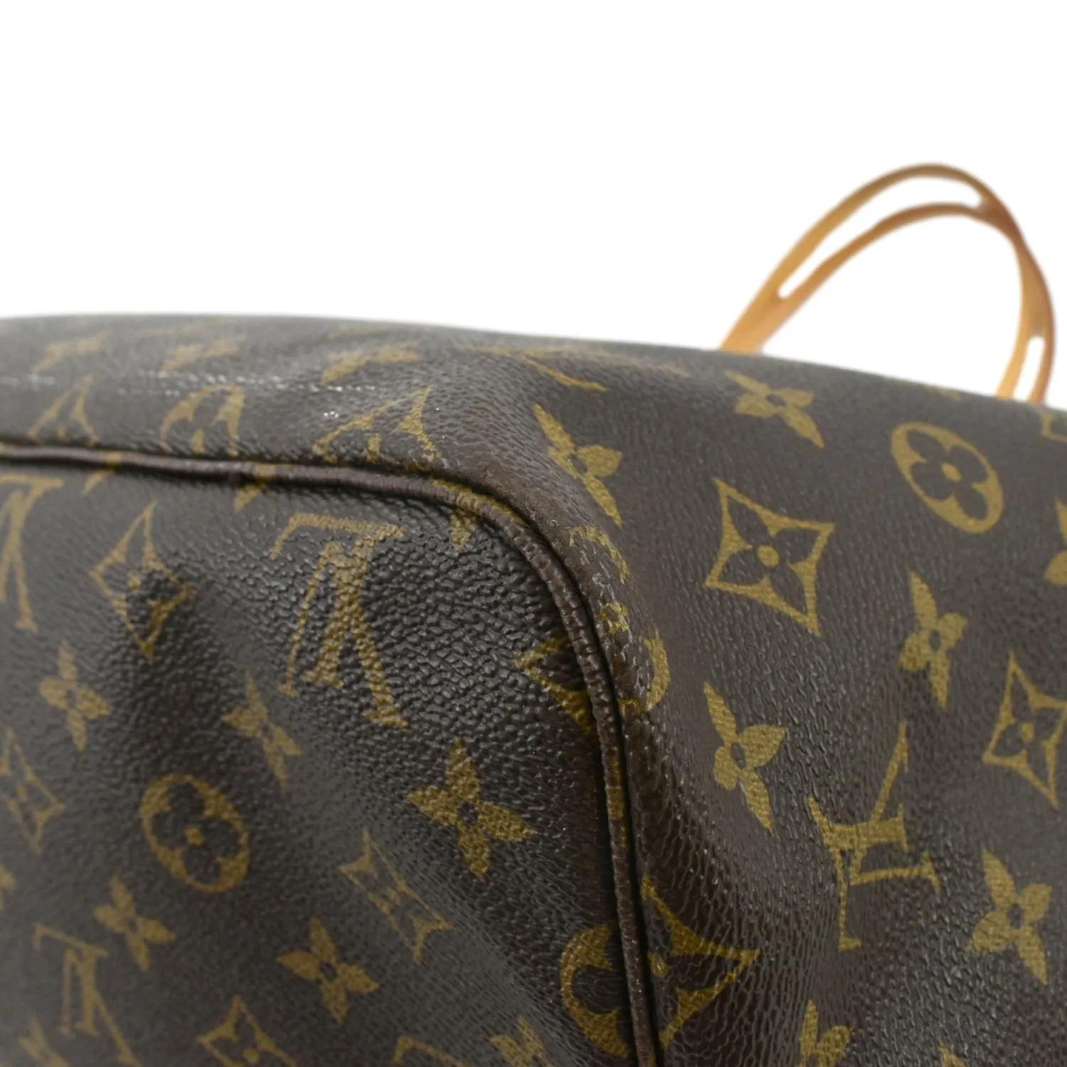 LOUIS VUITTON Neverfull GM Monogram Canvas Tote Bag Brown