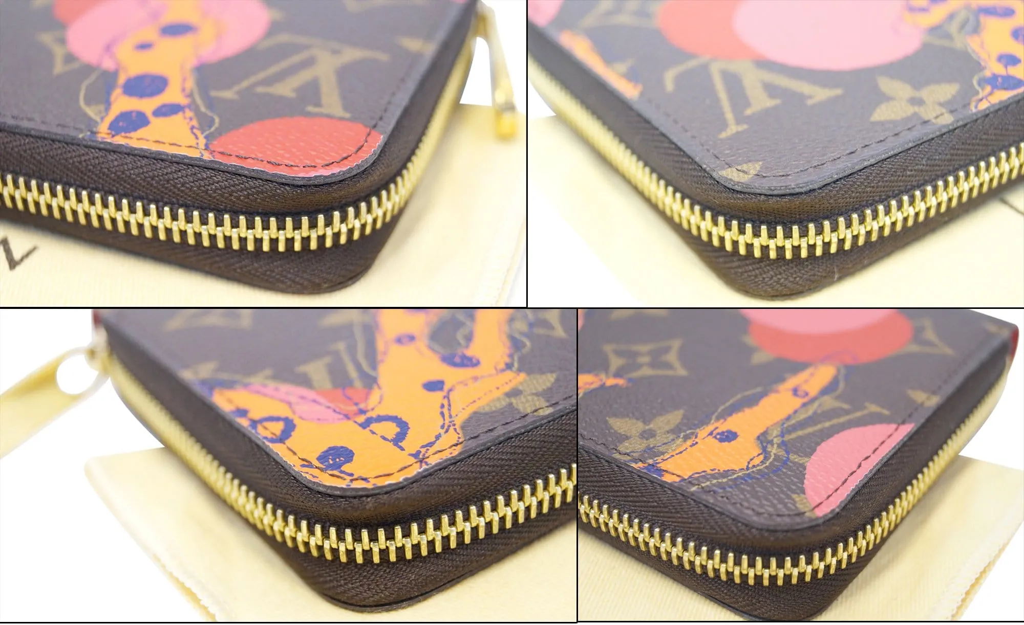 LOUIS VUITTON Ramages Monogram Zippy Wallet