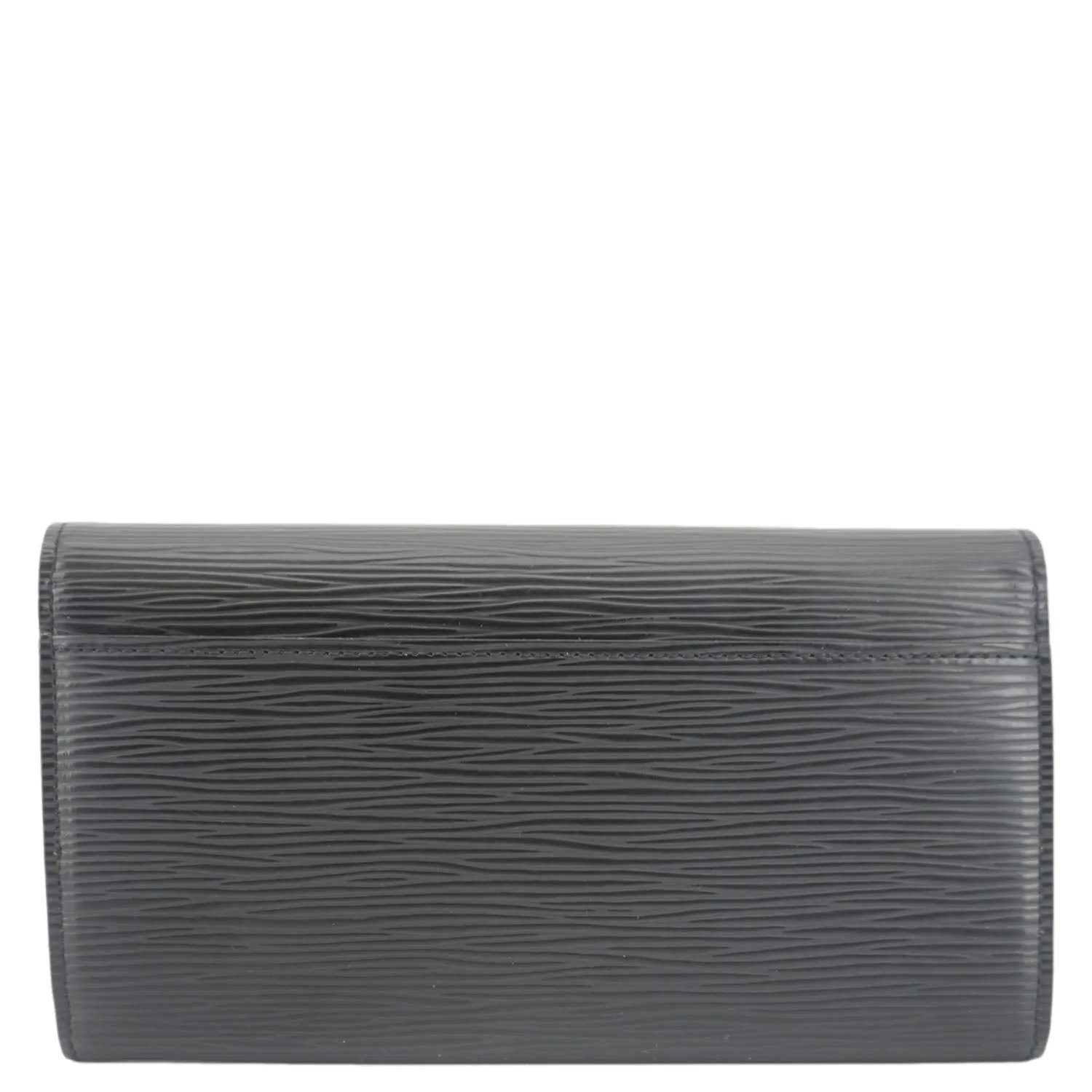 LOUIS VUITTON Sarah Epi Leather Wallet Black
