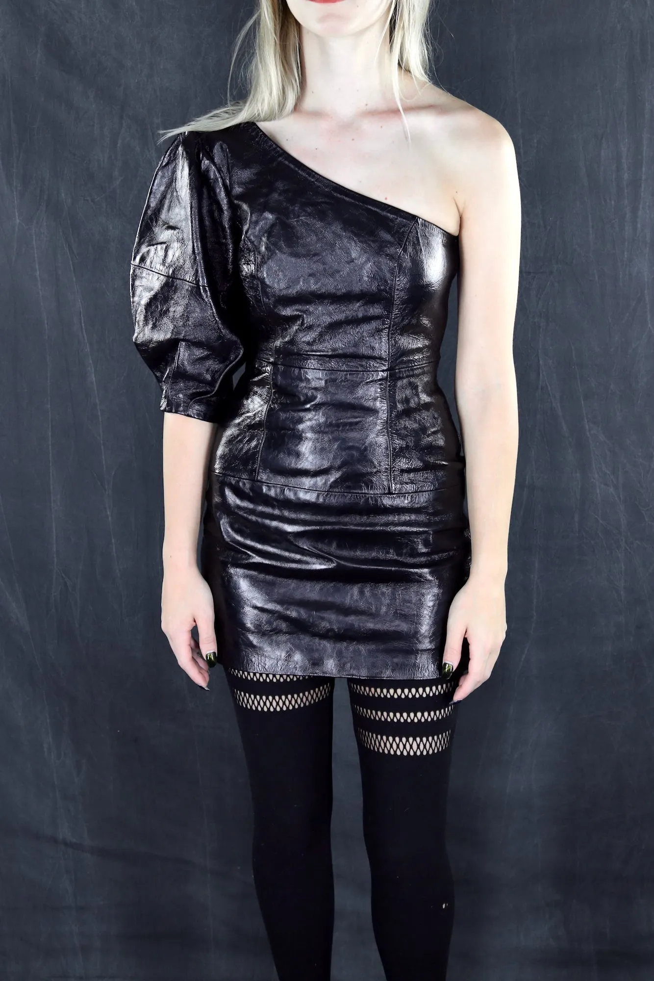 LPA Leather Mini Dress - XS