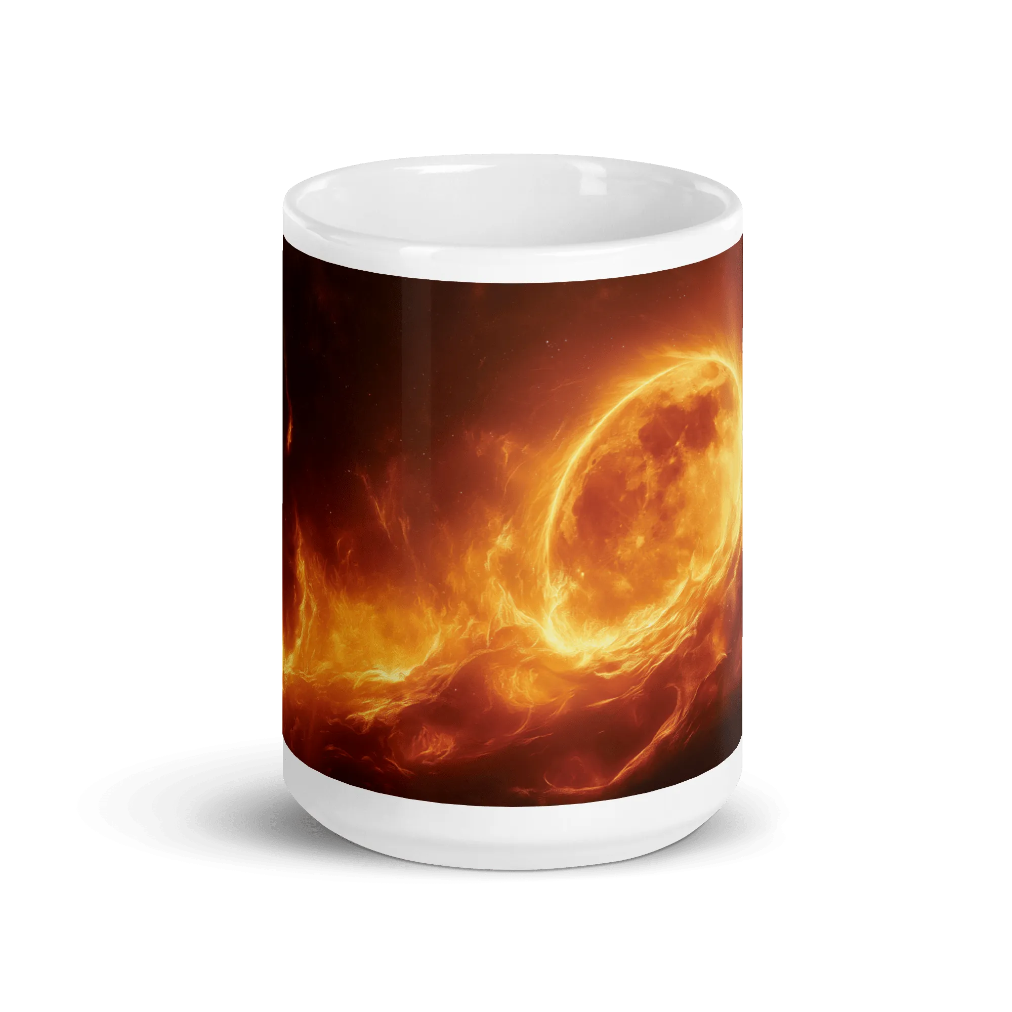 Lunar Heat White Glossy Mug