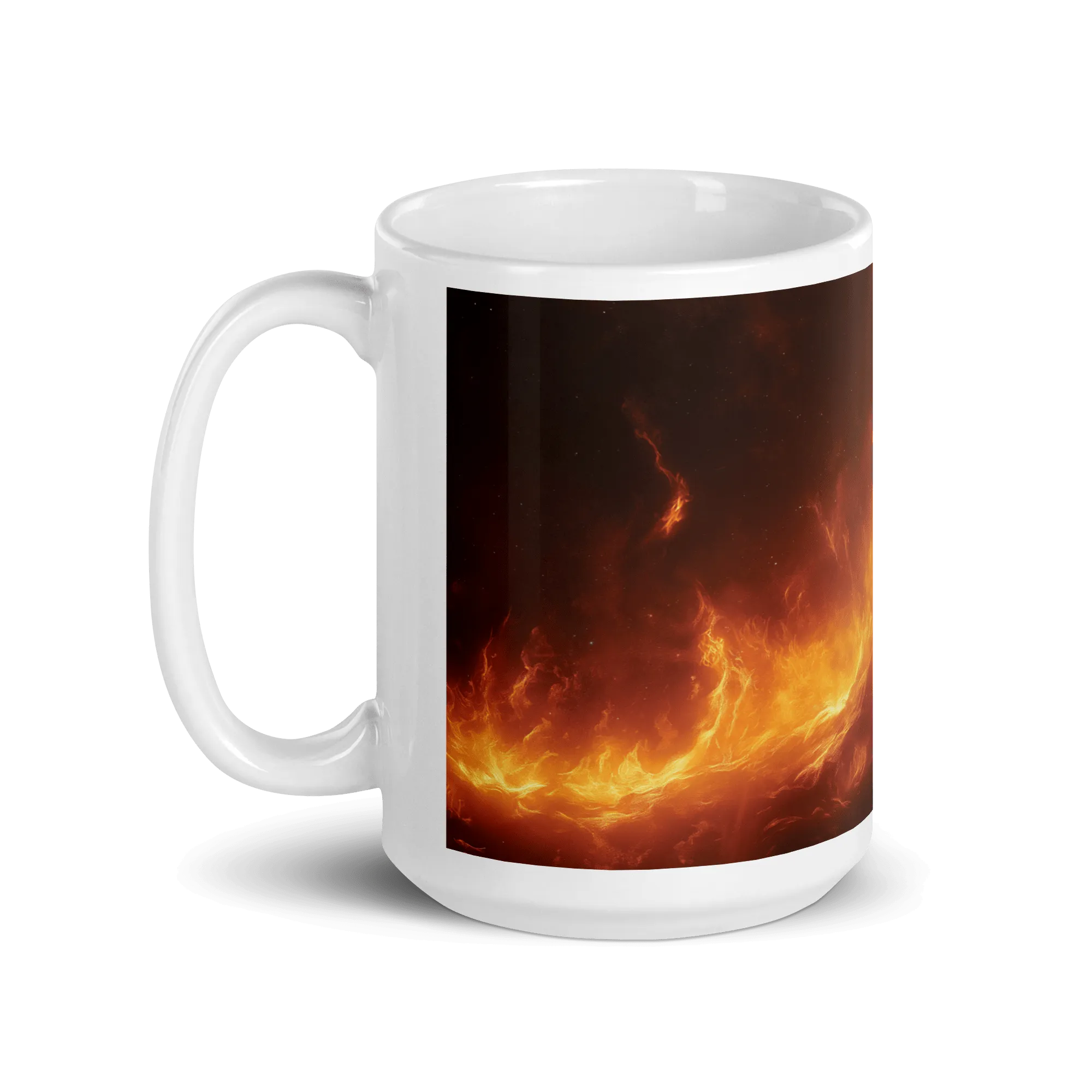 Lunar Heat White Glossy Mug