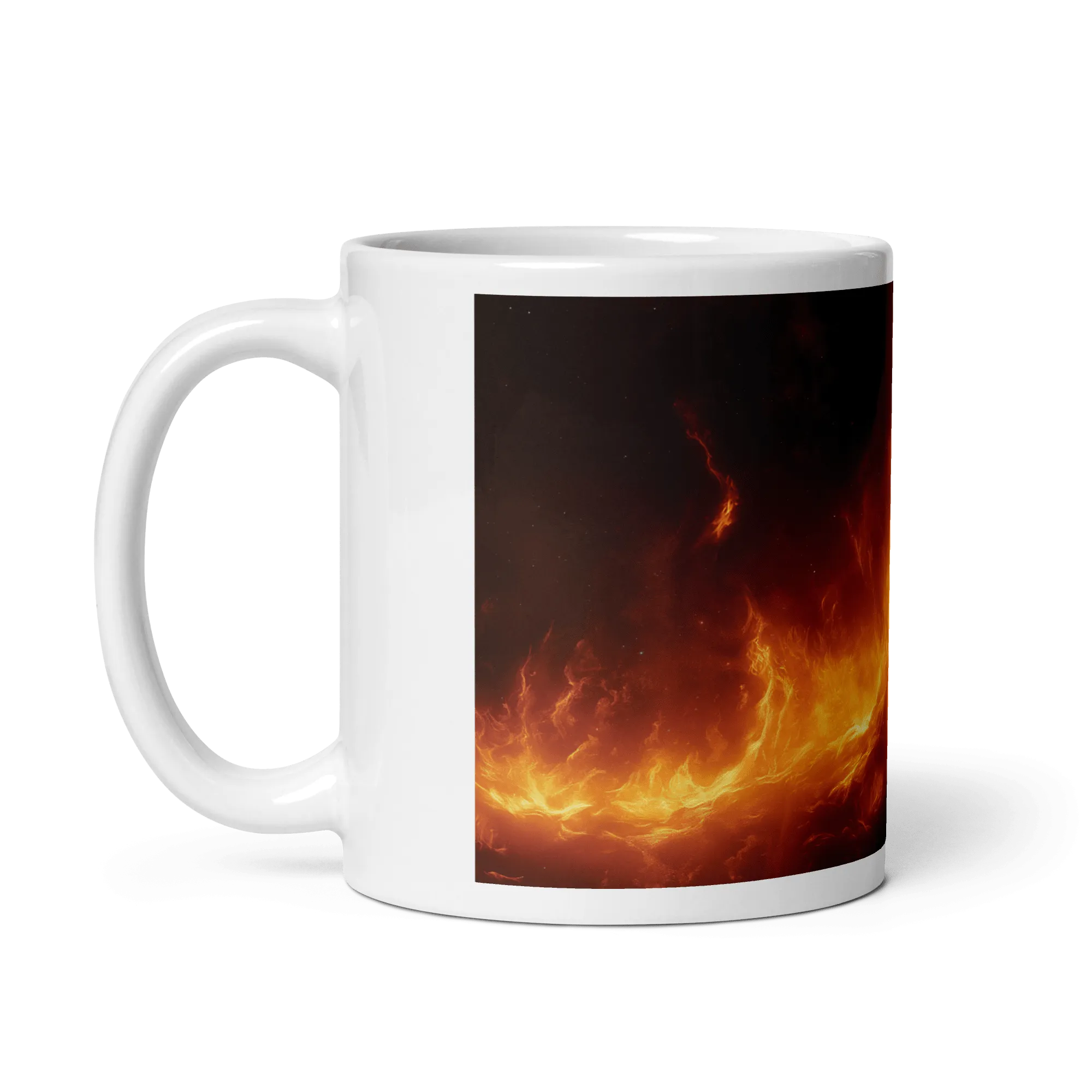 Lunar Heat White Glossy Mug