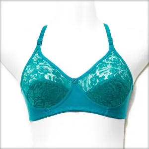 Madam FAB Green Non Padded Net Bra