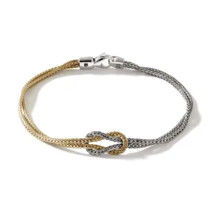Manah Double Row Love Knot Bracelet