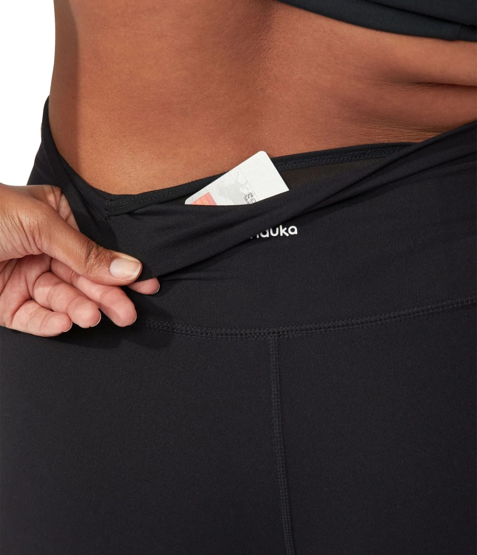 Manduka Apparel - Women's Foundation Legging - High Rise 7/8 W/Media Pocket1 - Black