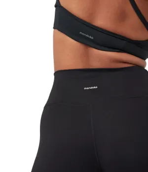 Manduka Apparel - Women's Foundation Legging - High Rise 7/8 W/Media Pocket1 - Black