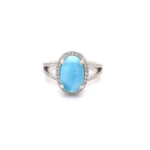 Marea Larimar Shiny Ring - 51796