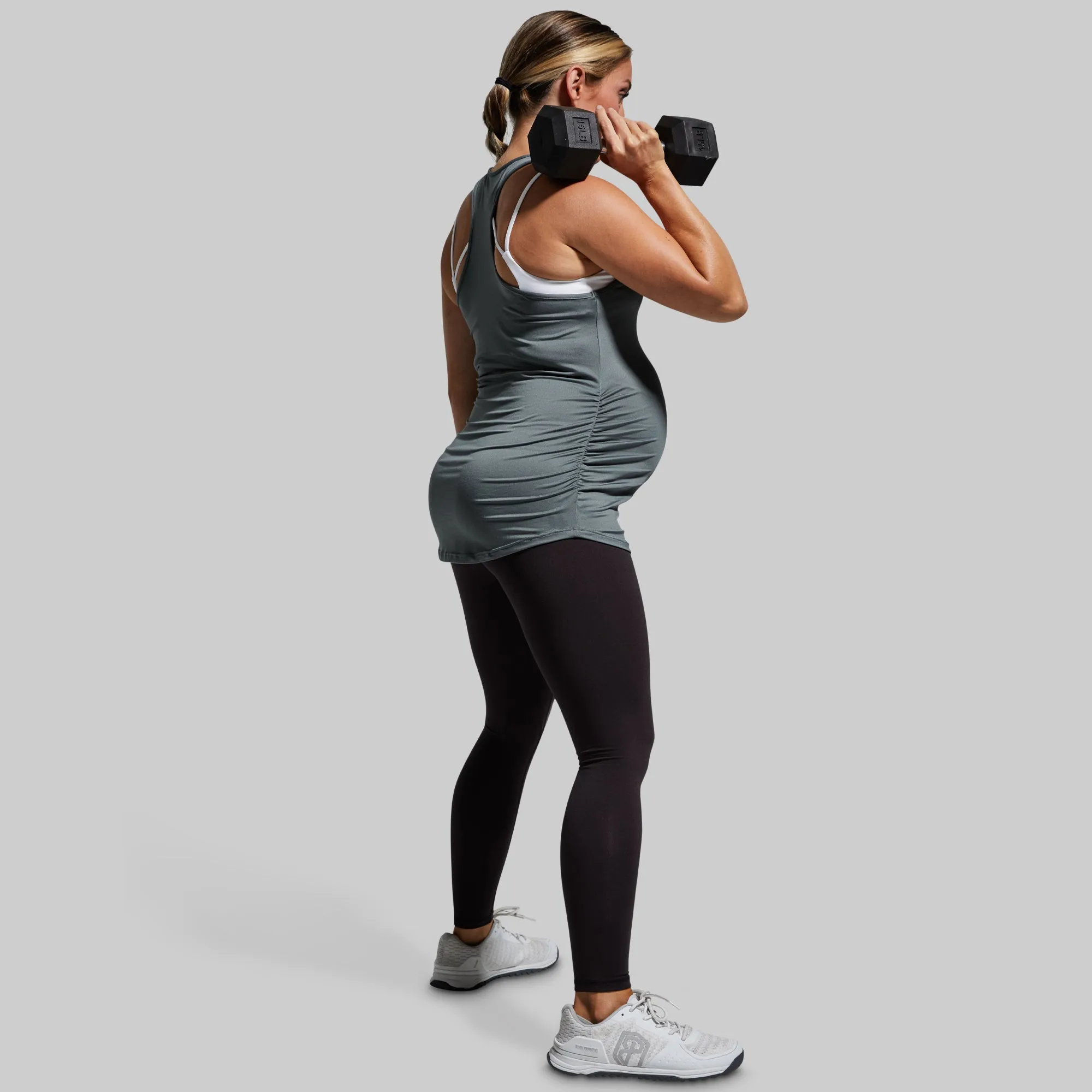 Maternity Staple Tank (Slate)
