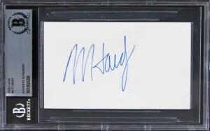 Matt Hardy WWE Authentic Signed 3x5 Index Card Autographed BAS Slabbed