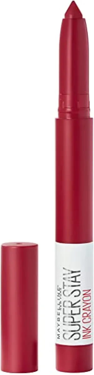 Maybelline SuperStay Ink Crayon Matte Longwear Lipstick With Built-in Sharpener, Own Your Empire, 0.04 Ounce