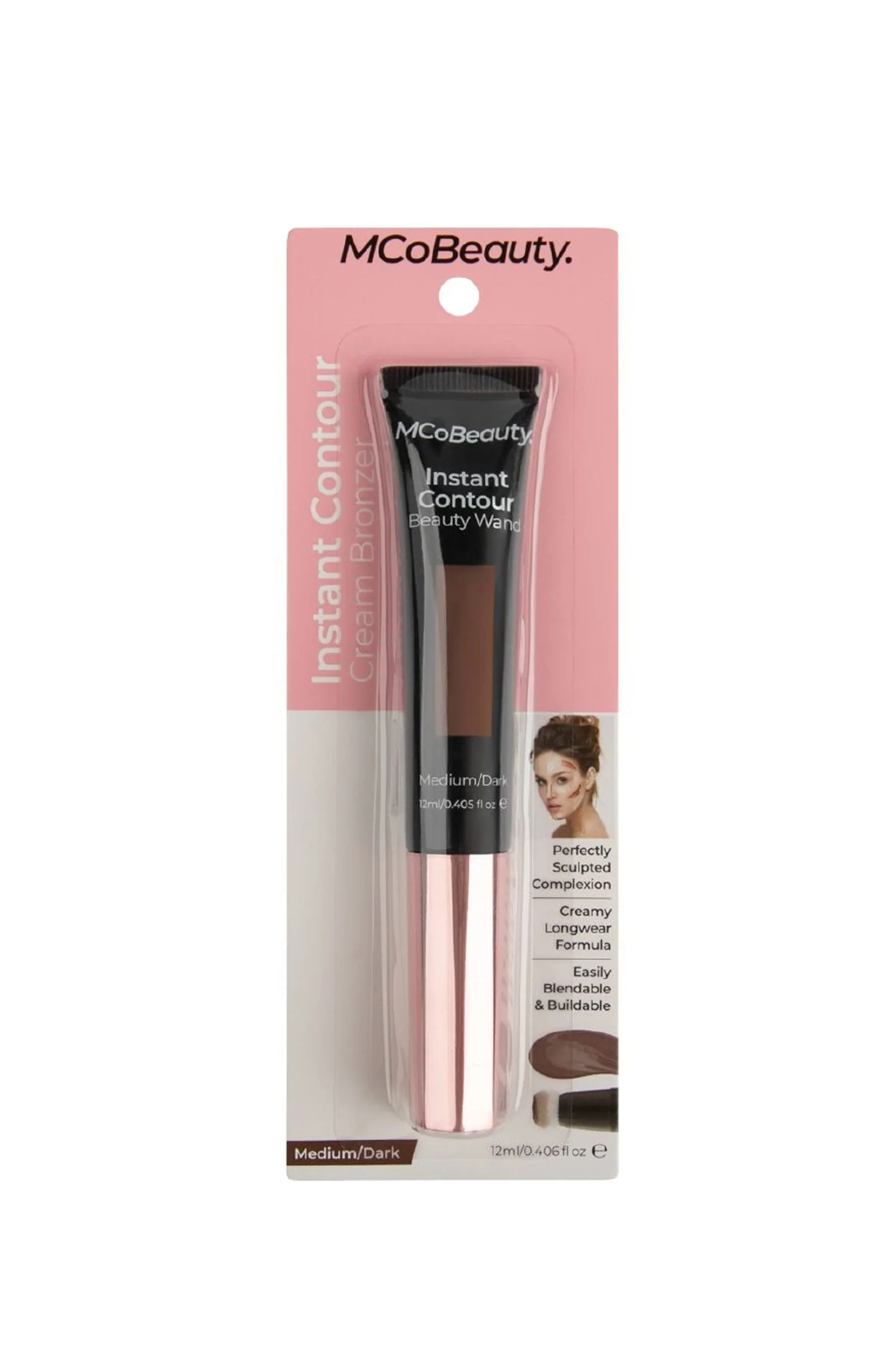 MCoBeauty Instant Contour Cream Bronzer Medium Dark