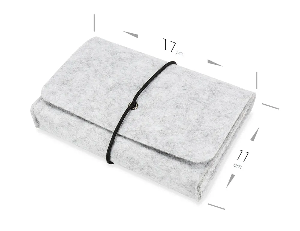 Merino Wool Laptop Sleeve 11-inch Set