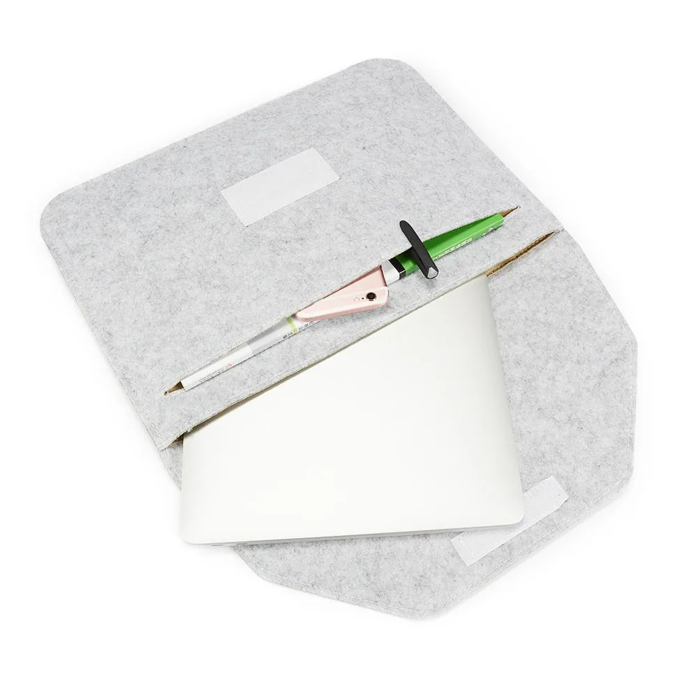 Merino Wool Laptop Sleeve 11-inch Set