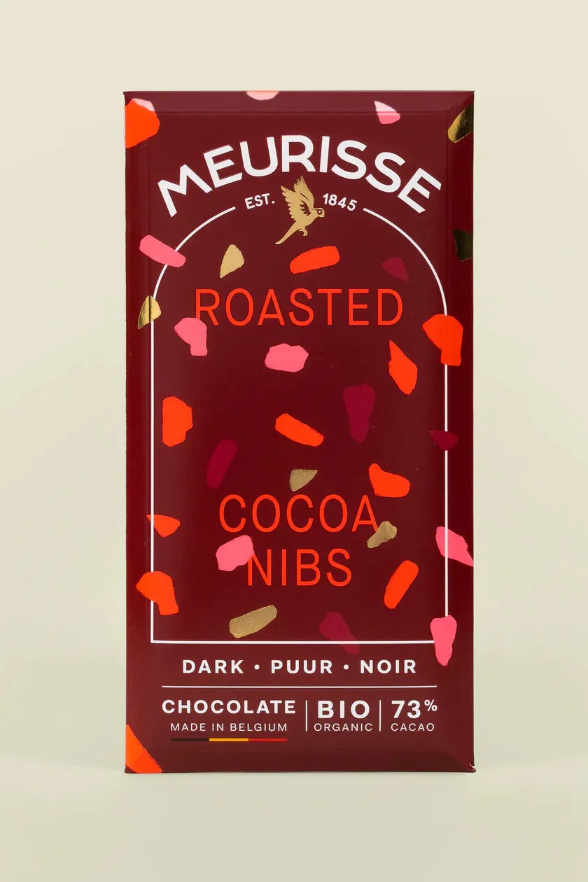 Meurisse Dark Chocolate Tablet with Cocoa Nibs