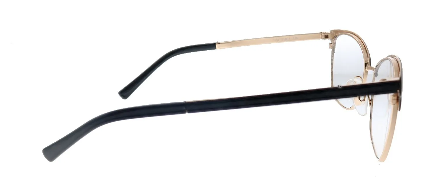 Michael Kors Adrianna IV MK 3012 1113 Cat-Eye Metal Pink Eyeglasses with Demo Lens