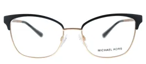 Michael Kors Adrianna IV MK 3012 1113 Cat-Eye Metal Pink Eyeglasses with Demo Lens
