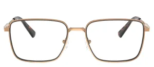 Michael Kors MÉRIBEL MK 3079 1899 Rectangle Metal Gold Eyeglasses with Logo Stamped Demo Lenses