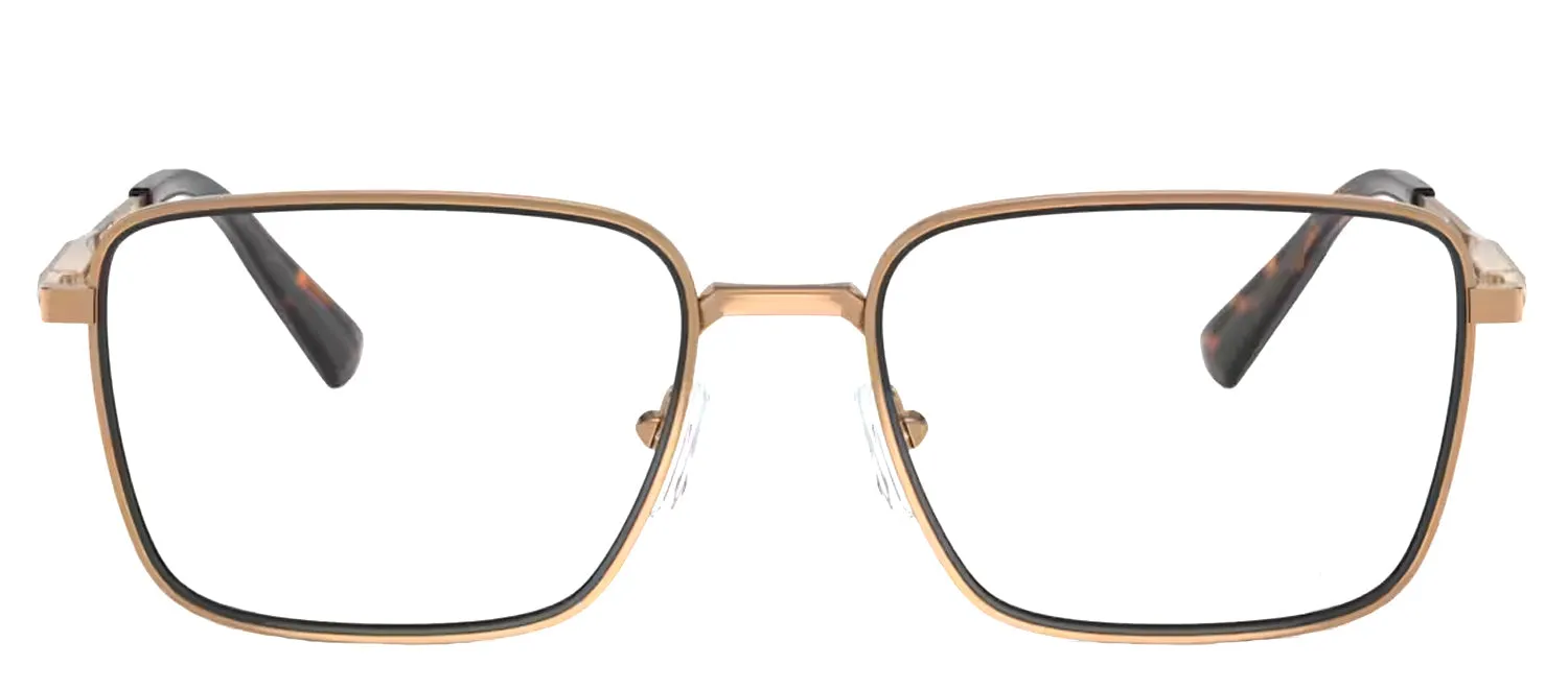 Michael Kors MÉRIBEL MK 3079 1899 Rectangle Metal Gold Eyeglasses with Logo Stamped Demo Lenses