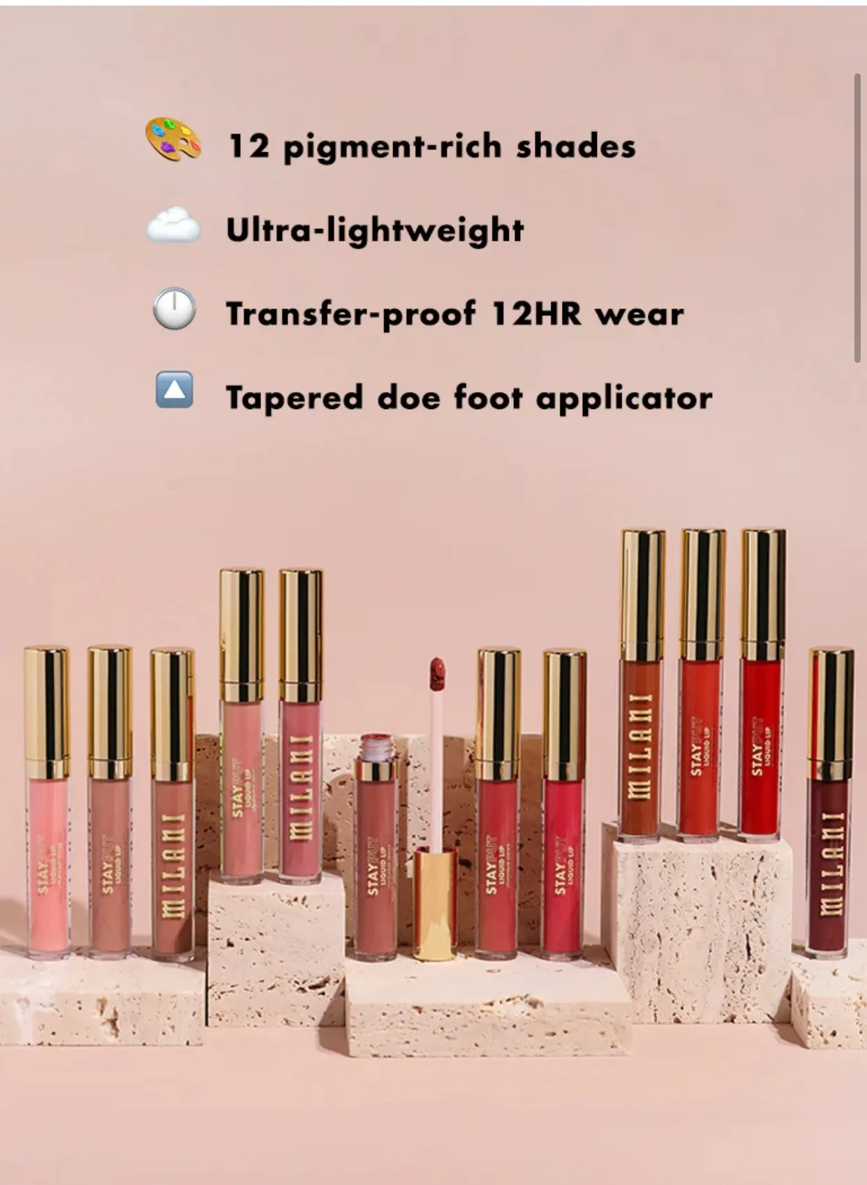 Milani Cosmetics Stay Put Liquid Longwear 200 that Girl