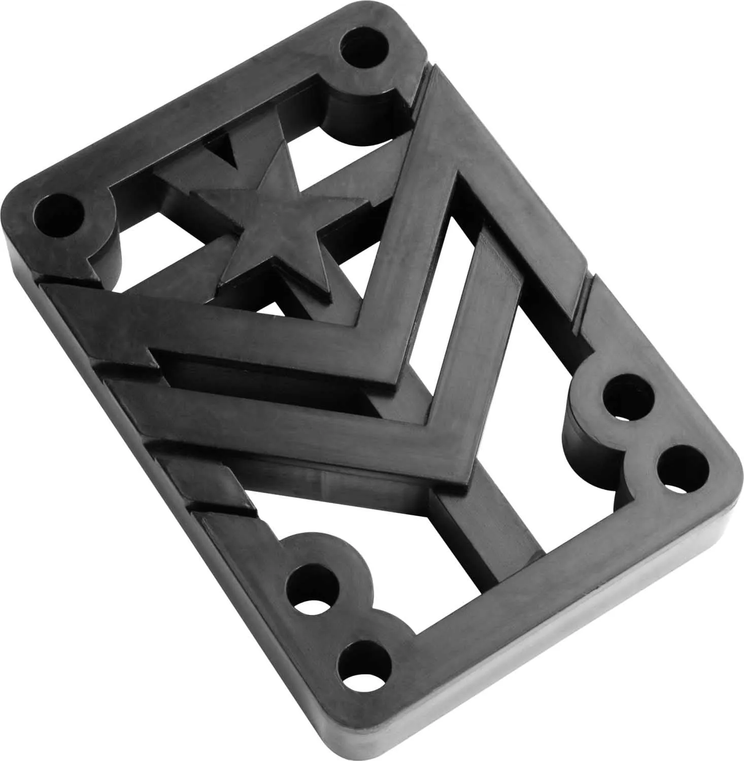 Mini Logo - Rigid .50 Riser Pads Black