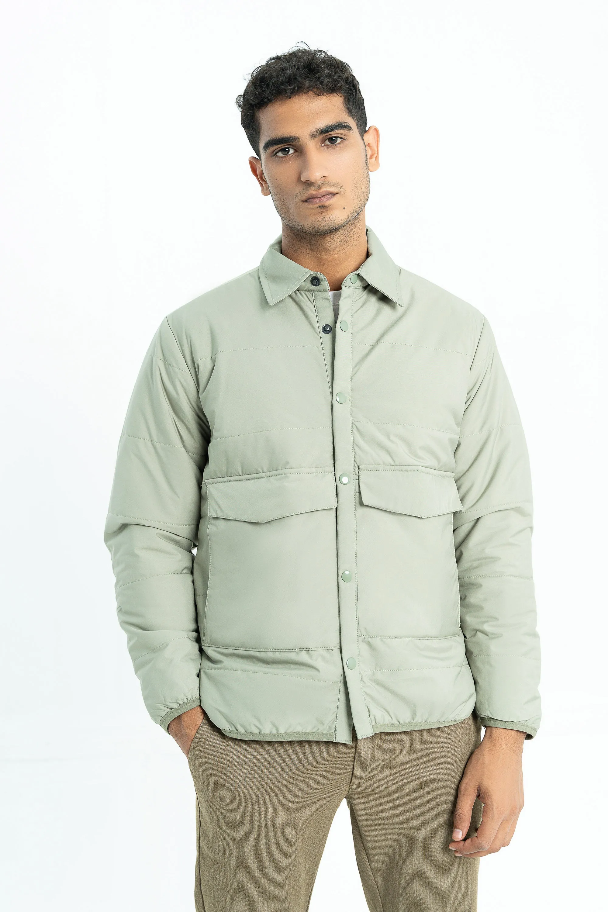 Mint Parachute Jacket