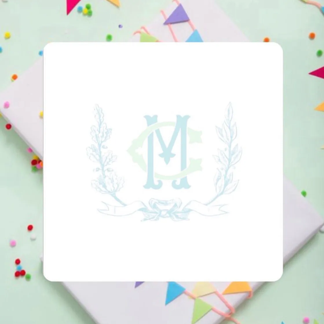 Monogram Gift Tags