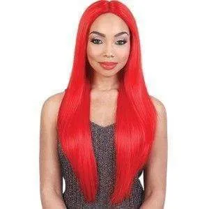 Motown Tress Let's Lace Deep Part Synthetic Swiss Lace Front Wig - LDP NEON3