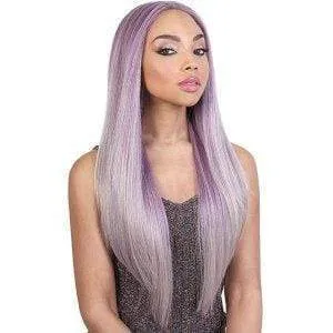 Motown Tress Let's Lace Deep Part Synthetic Swiss Lace Front Wig - LDP NEON3