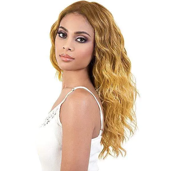 Motown Tress Let's Lace Deep Part Synthetic Swiss Lace Front Wig - LDP NEON3