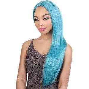 Motown Tress Let's Lace Deep Part Synthetic Swiss Lace Front Wig - LDP NEON3