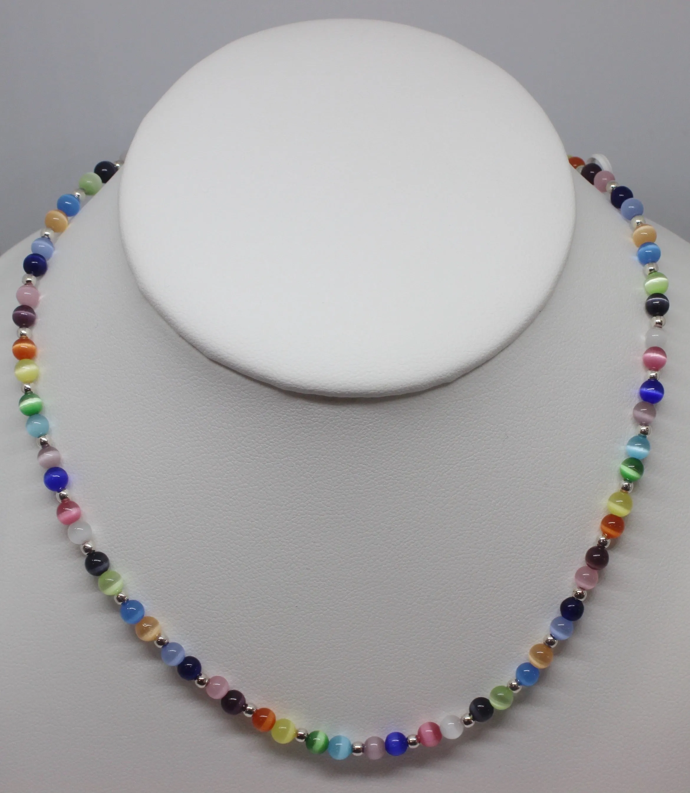 Multi Color Fiber Optic Necklace (4mm)