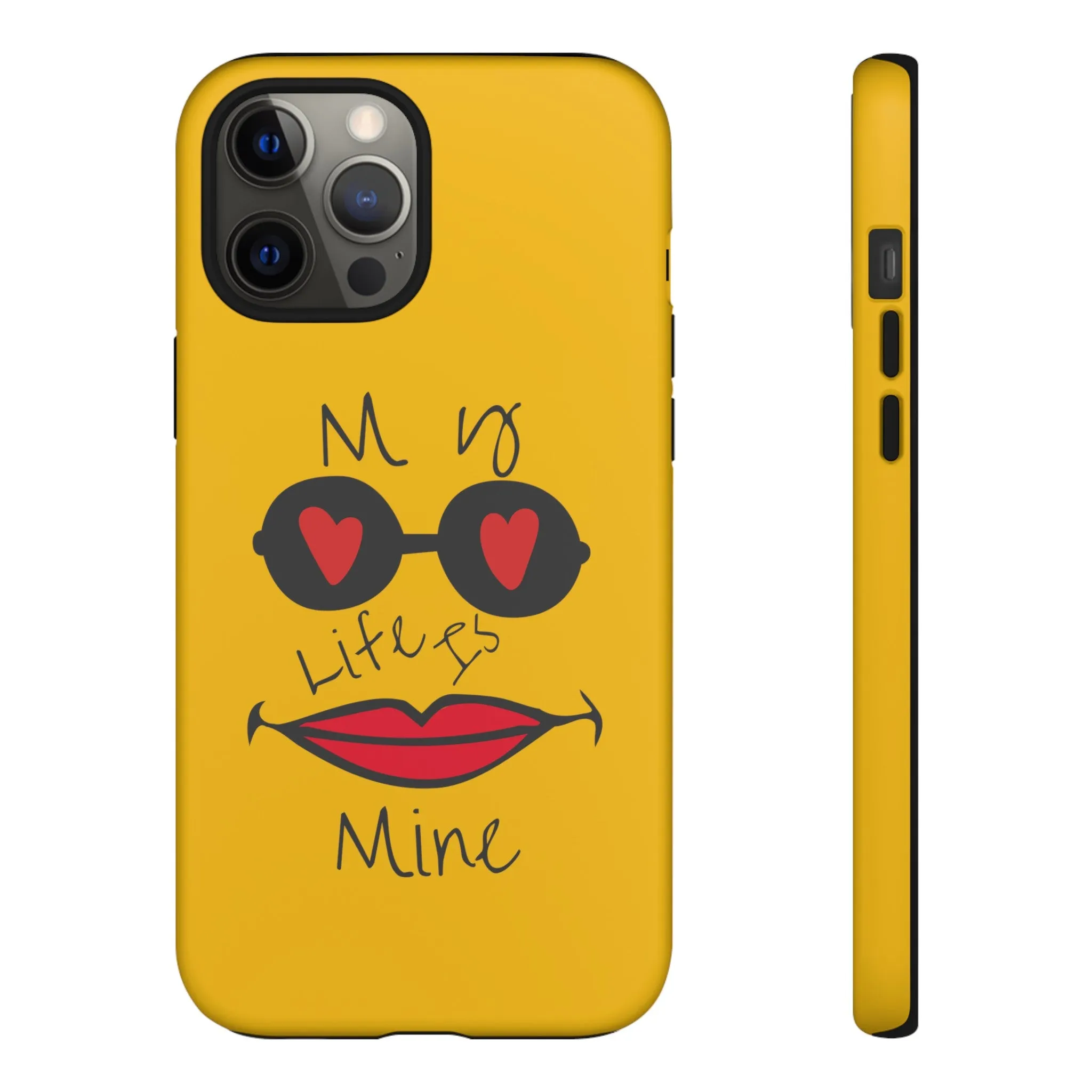 My life is mine スマートフォンケース（イエロー）