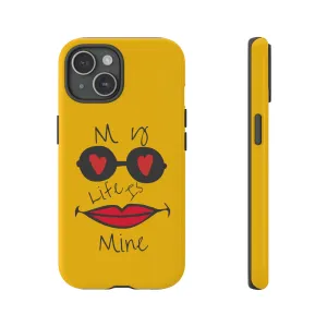 My life is mine スマートフォンケース（イエロー）