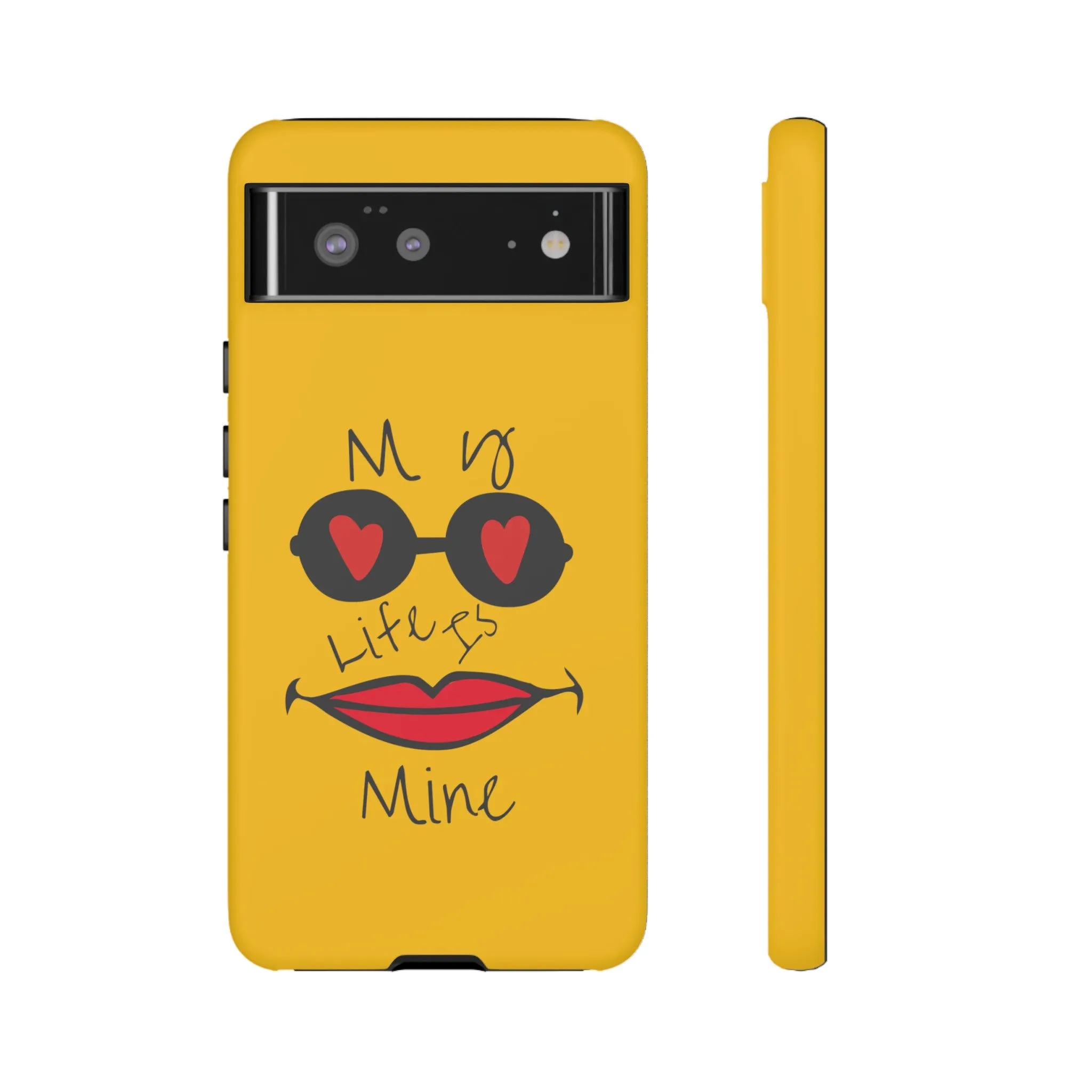 My life is mine スマートフォンケース（イエロー）