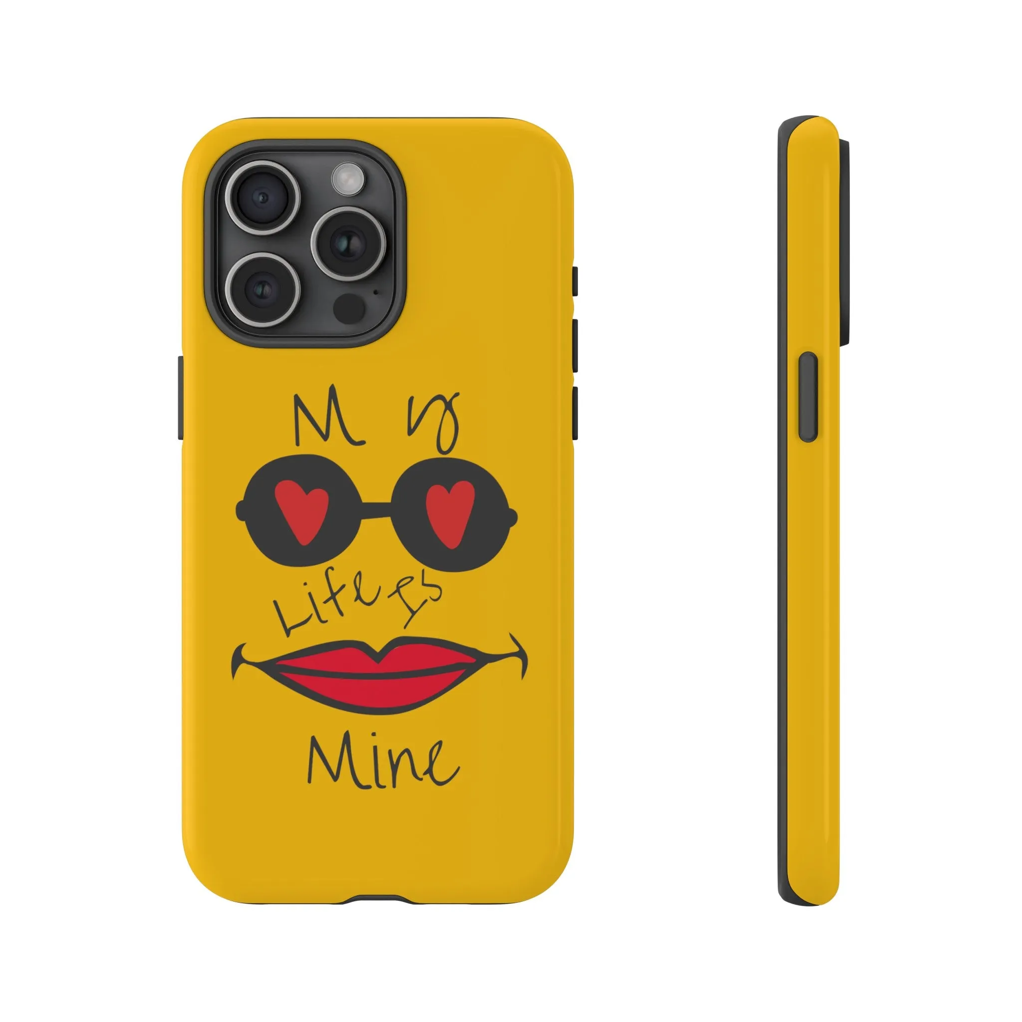 My life is mine スマートフォンケース（イエロー）