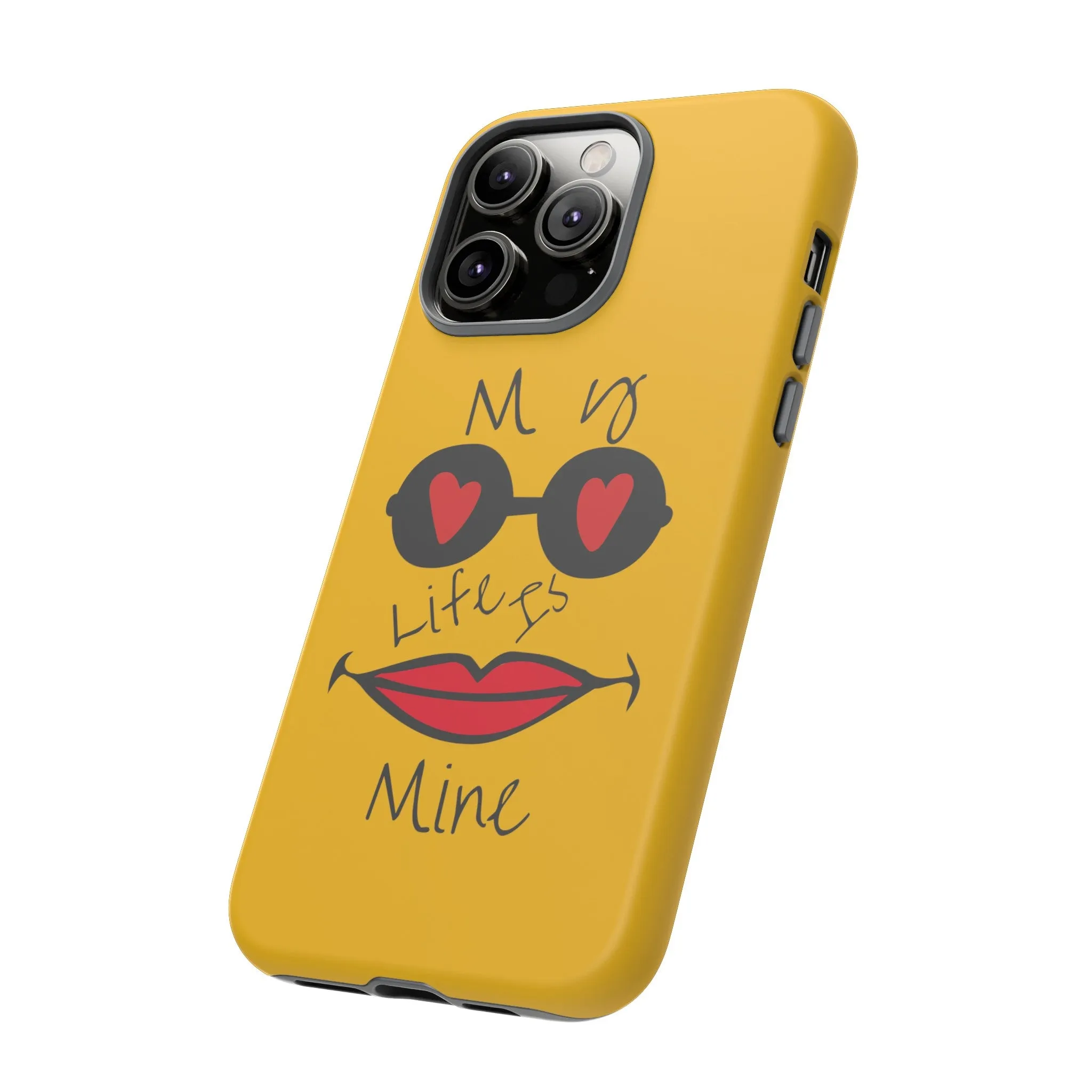 My life is mine スマートフォンケース（イエロー）