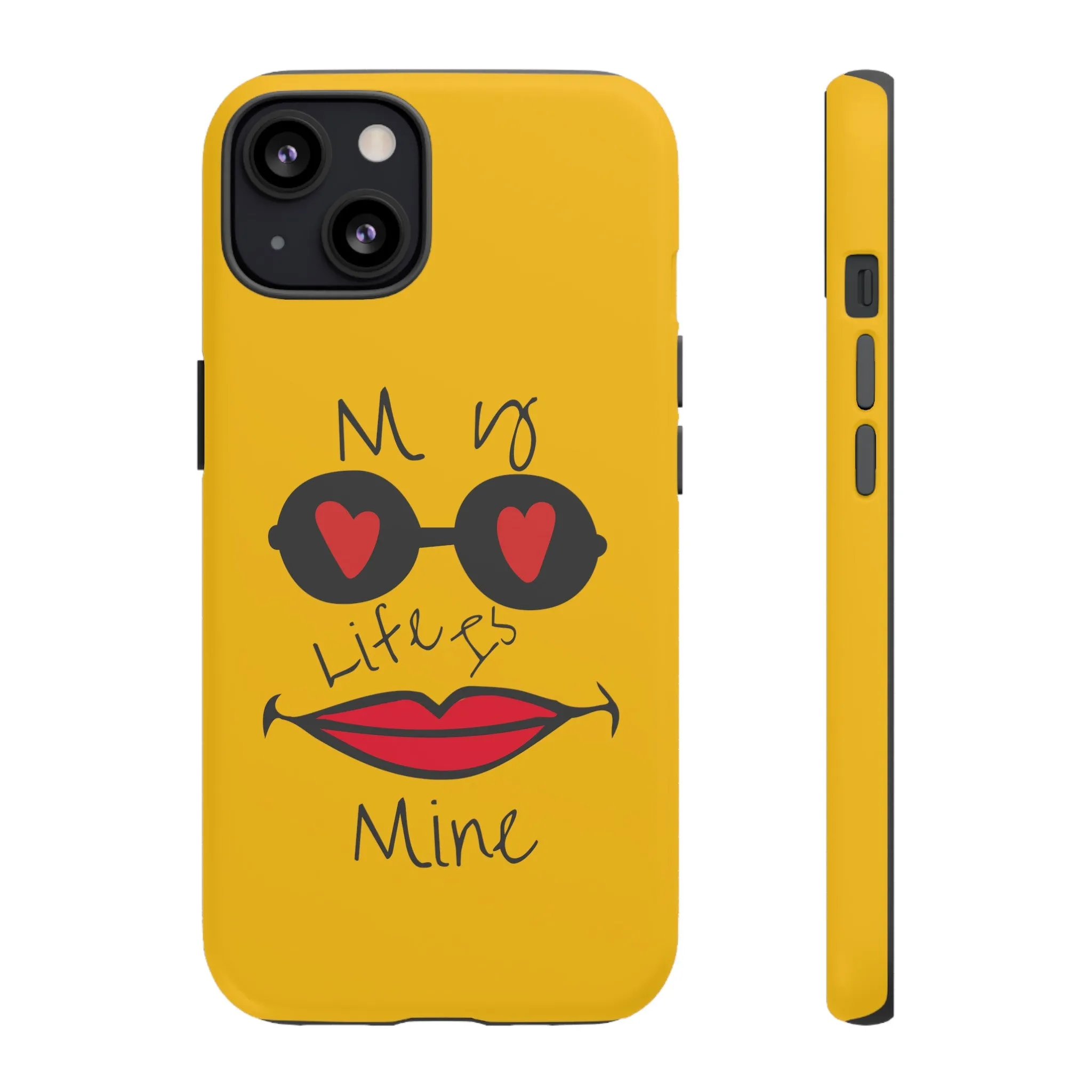 My life is mine スマートフォンケース（イエロー）