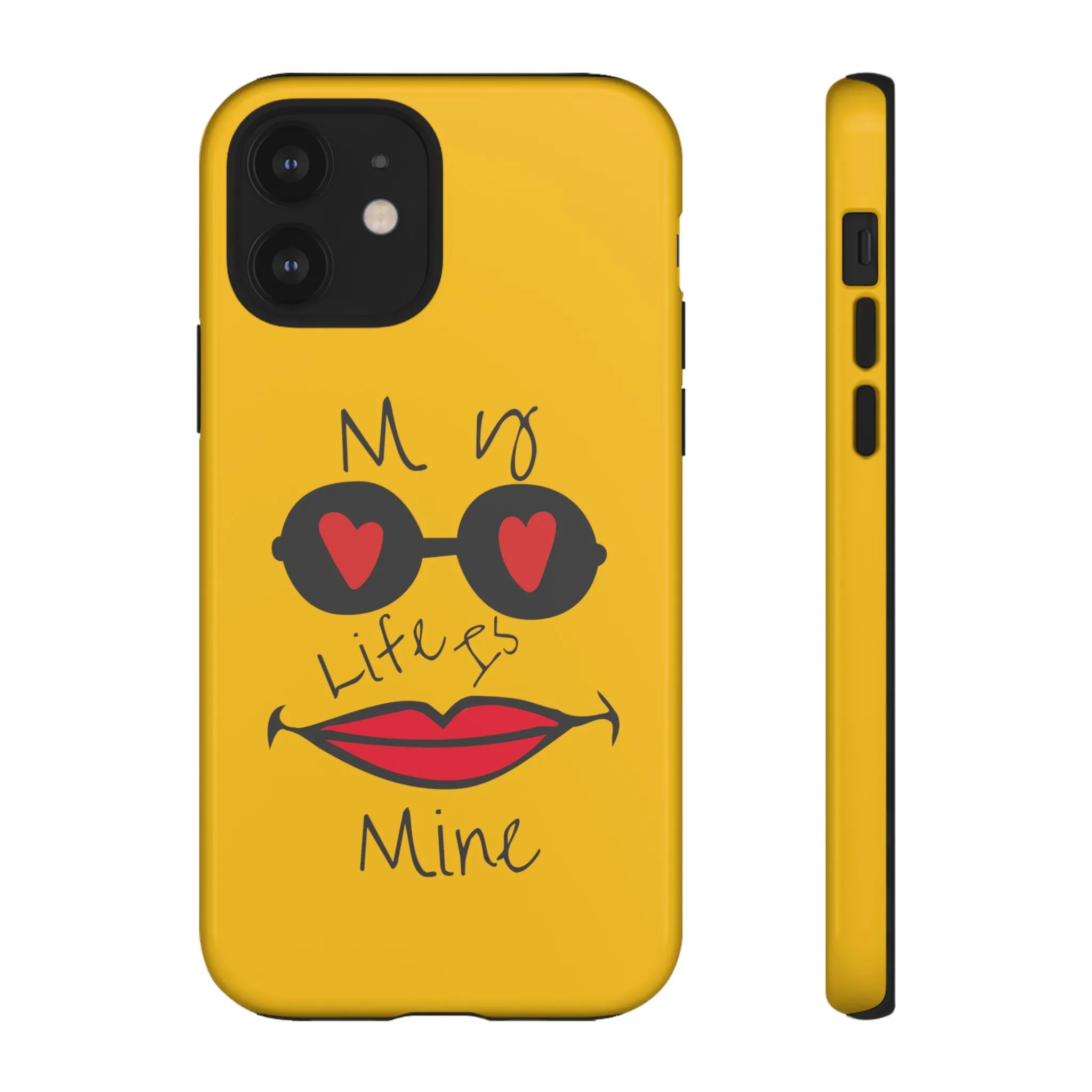 My life is mine スマートフォンケース（イエロー）