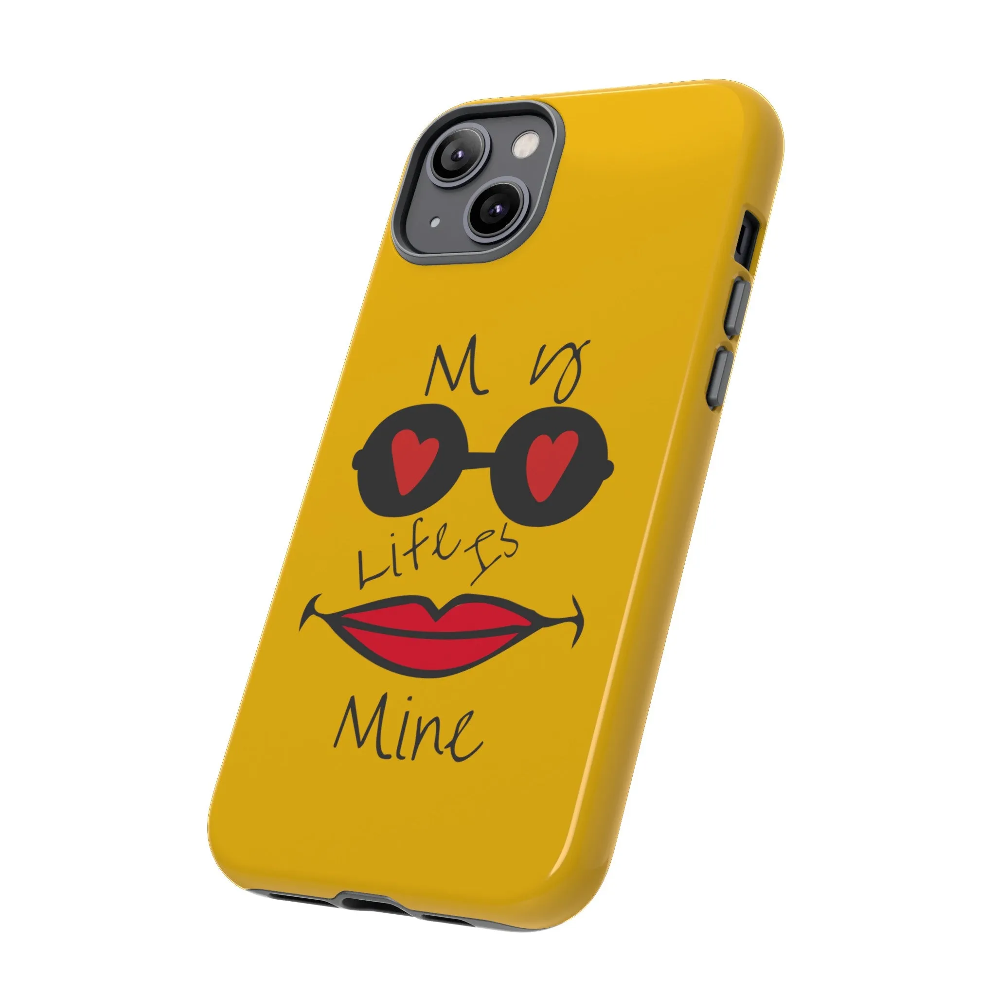 My life is mine スマートフォンケース（イエロー）