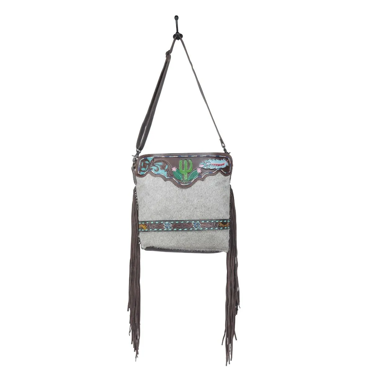 Myra Bag Crown Hand Tooled Bag