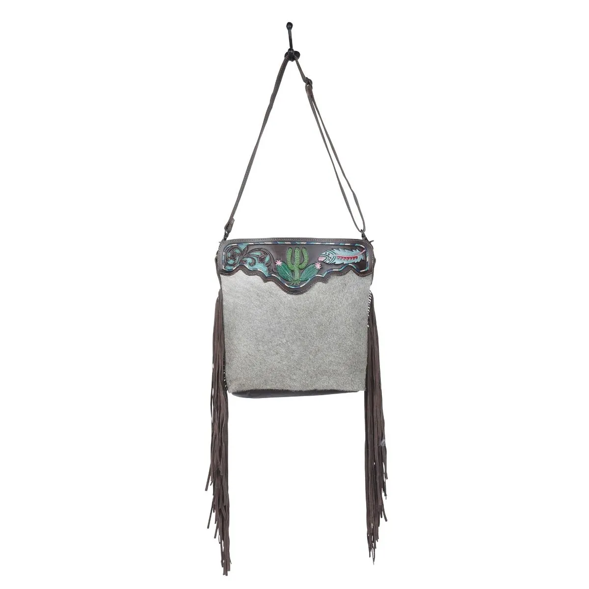 Myra Bag Crown Hand Tooled Bag