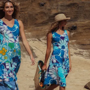 NATALIE DRESS - COOL BLUE