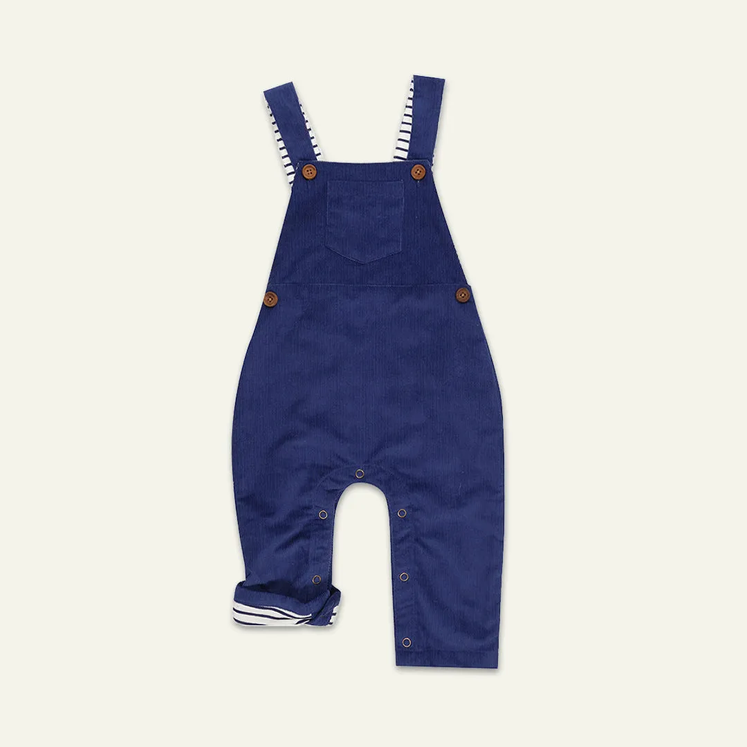 Navy Plain Dungarees