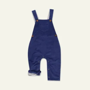 Navy Plain Dungarees