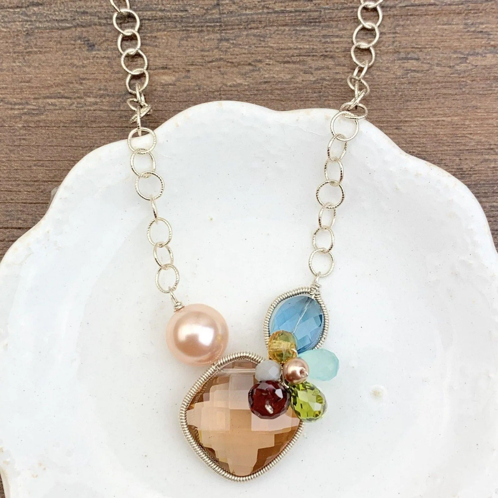 Nellie Neutral Signature Necklace